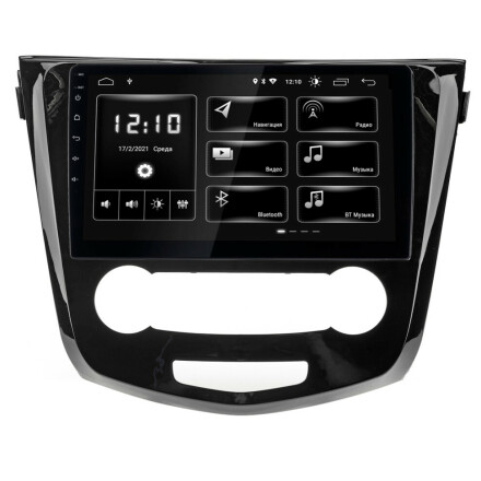 NISSAN X-Trail 14-20,Qashqai 14-20 комплектация с кондиционером (Android 10) DSP 10"