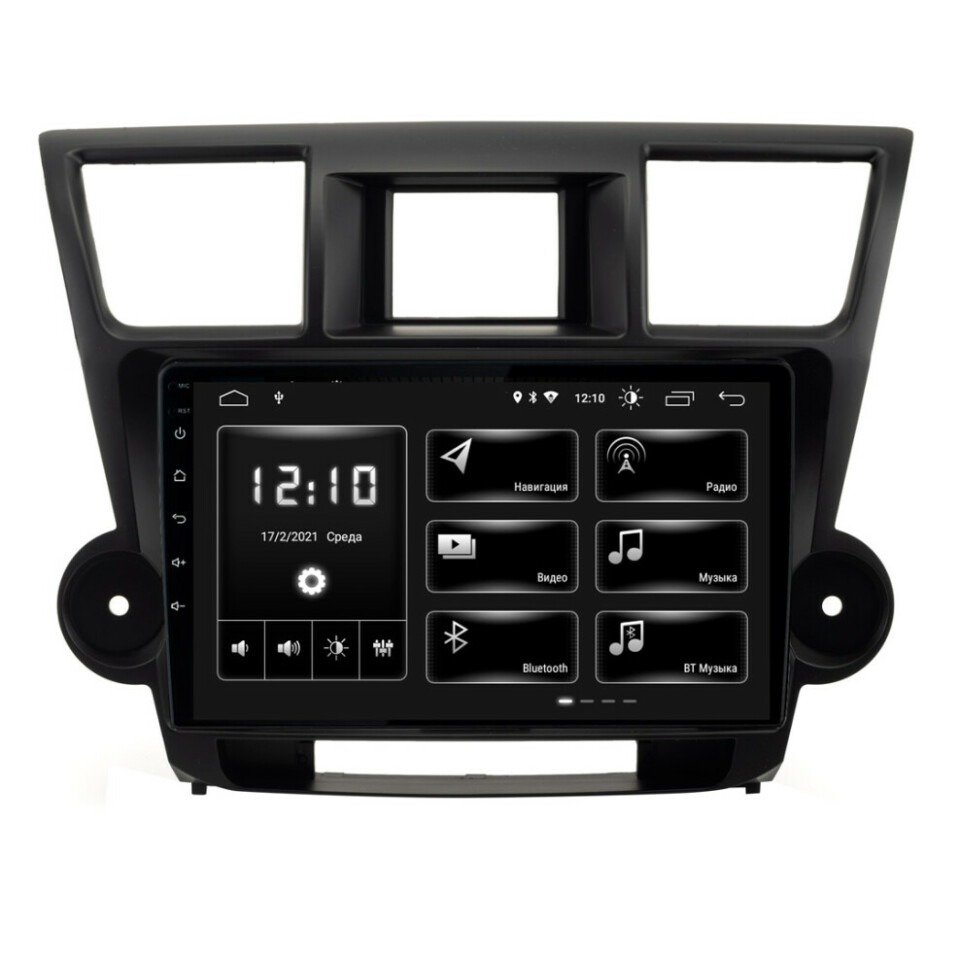 TOYOTA HighLander 2008-13 (Android 10) DSP 10"