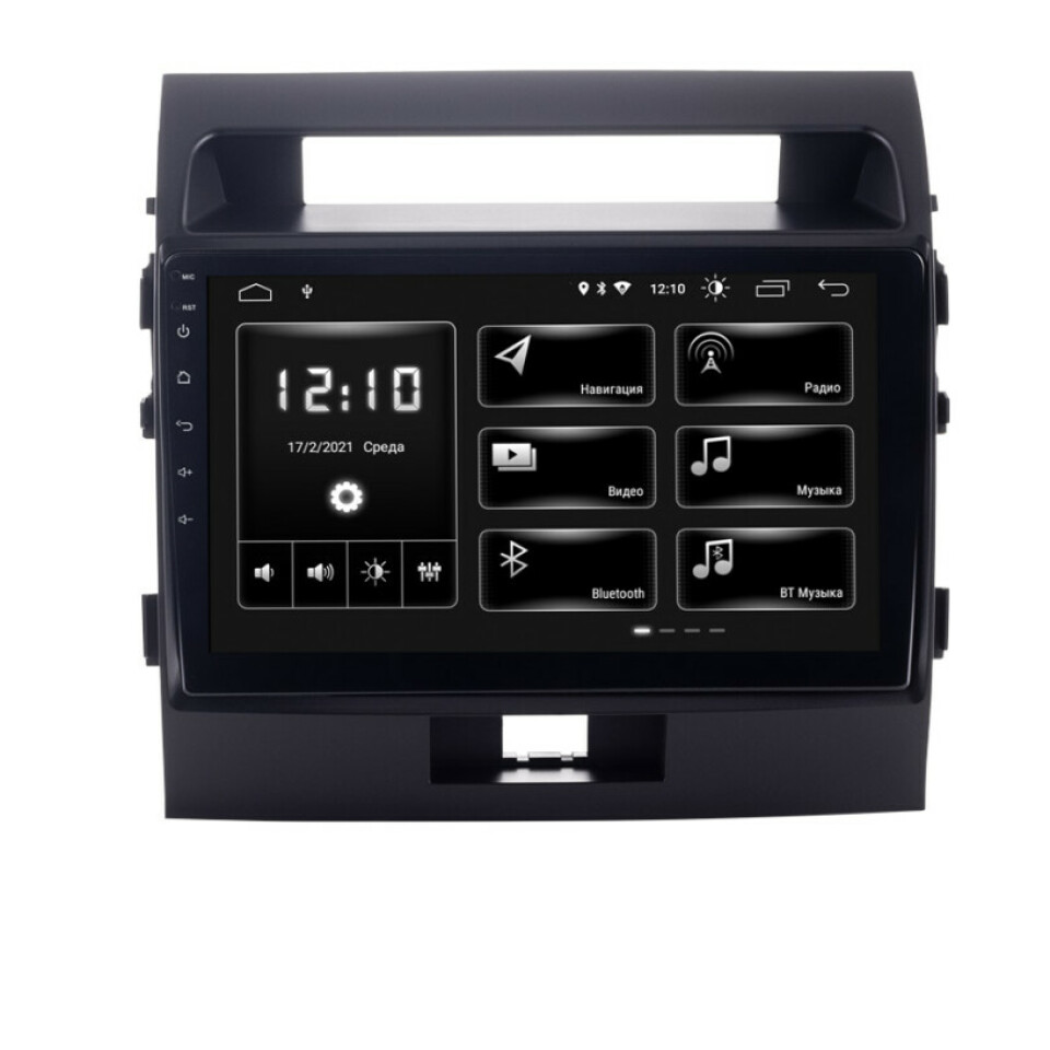 Toyota LC 200 12-15 (Android 10) DSP 10"