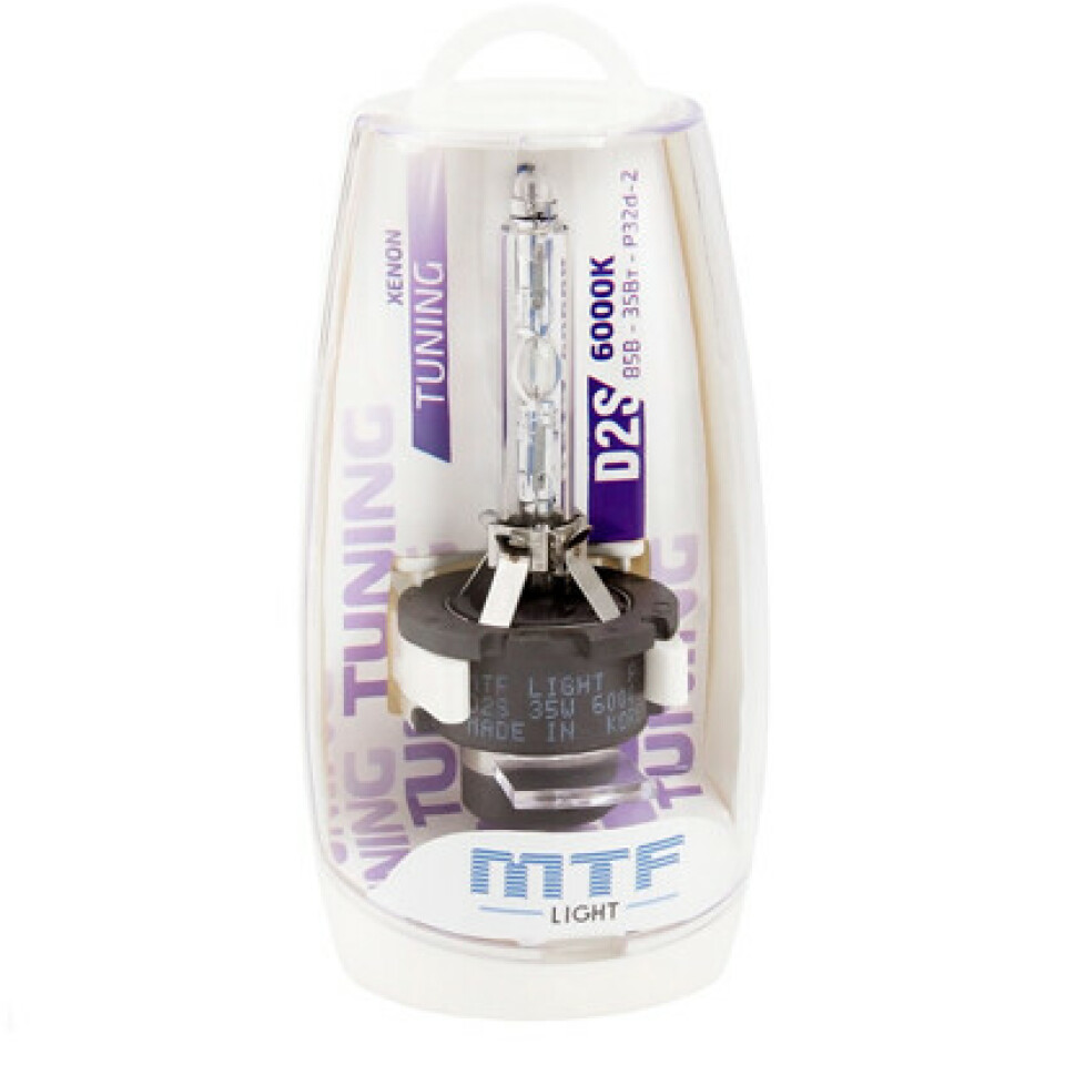 Ксеноновая лампа MTF D2S штатная Tuning 6000K (OEM)
