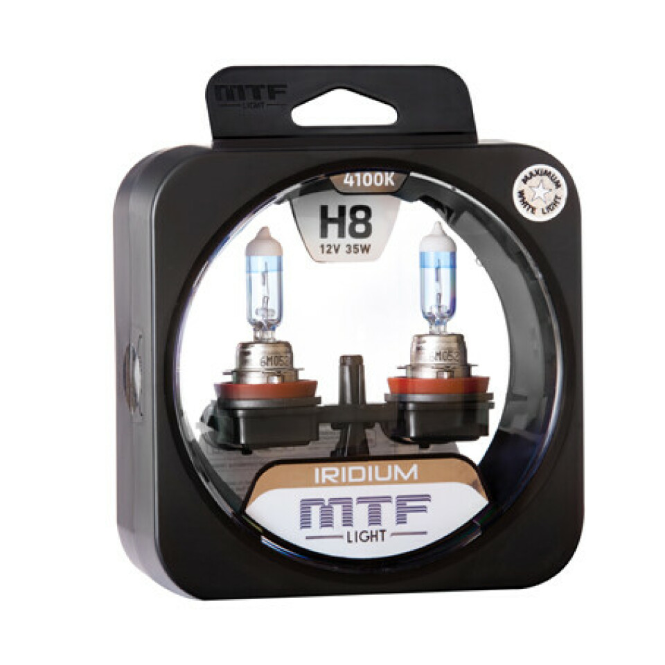 Комплект галогенных ламп MTF H8 Iridium