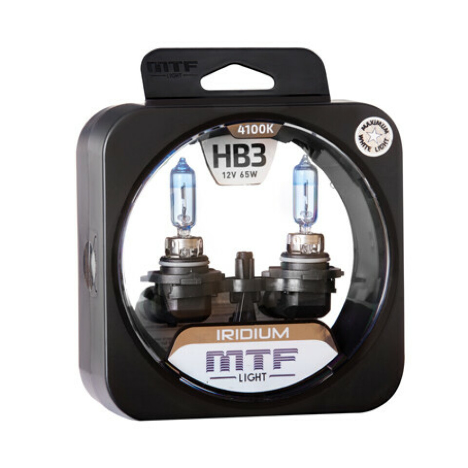 Комплект галогенных ламп MTF HB3 Iridium