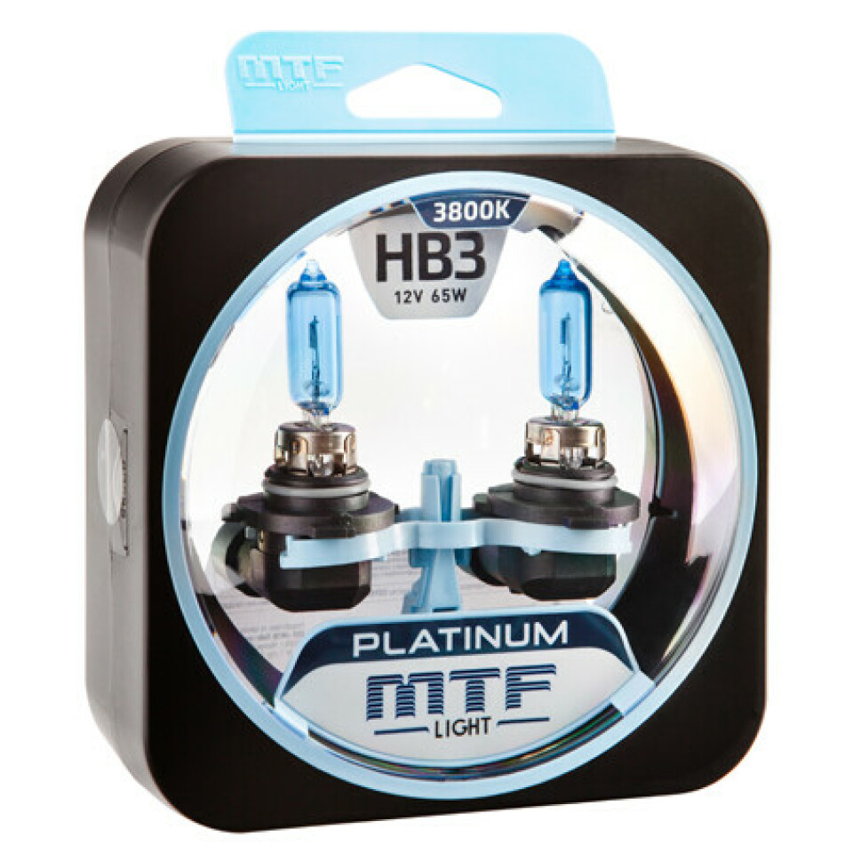 Комплект галогенных ламп MTF HB3 Platinum