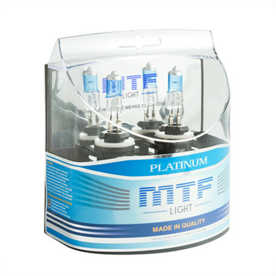 Комплект галогенных ламп MTF H27 (880) Platinum