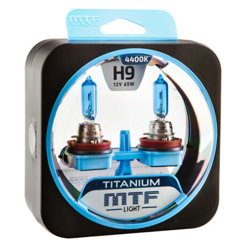 Комплект галогенных ламп MTF H9 Titanium