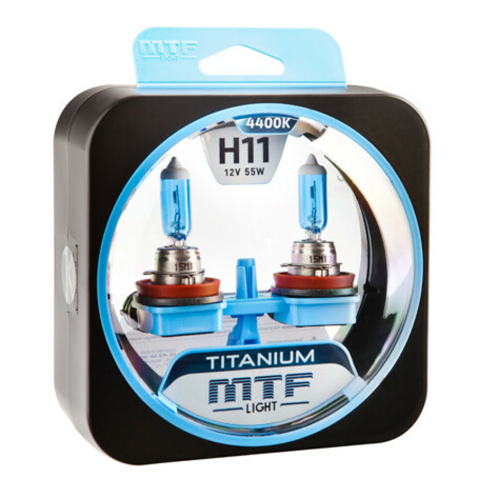 Комплект галогенных ламп MTF H11 Titanium