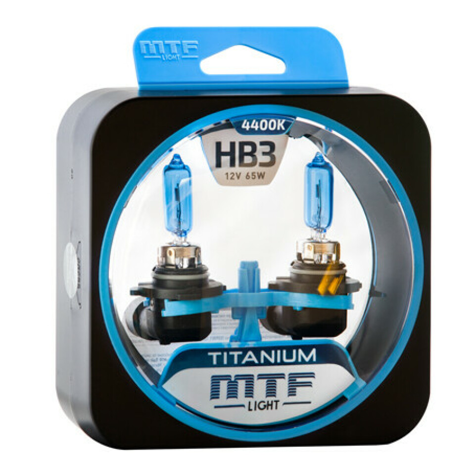 Комплект галогенных ламп MTF HB3 Titanium