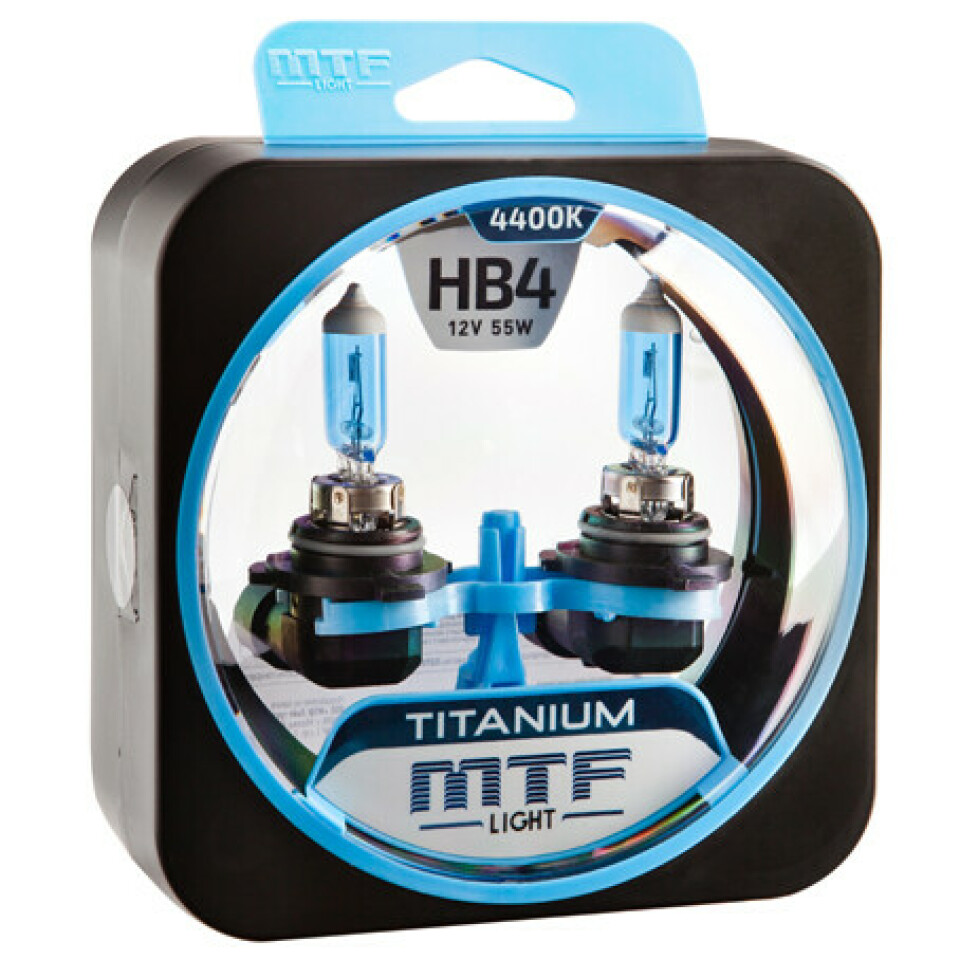 Комплект галогенных ламп MTF HB4 Titanium