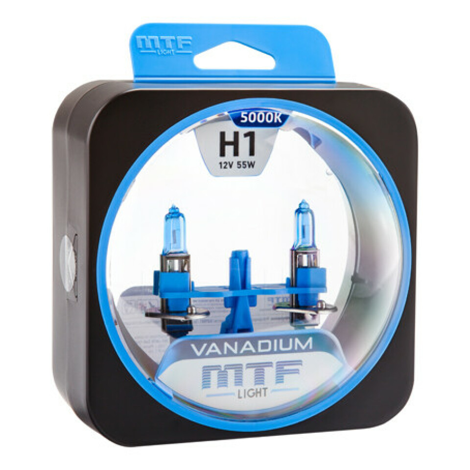 Комплект галогенных ламп MTF H1 Vanadium