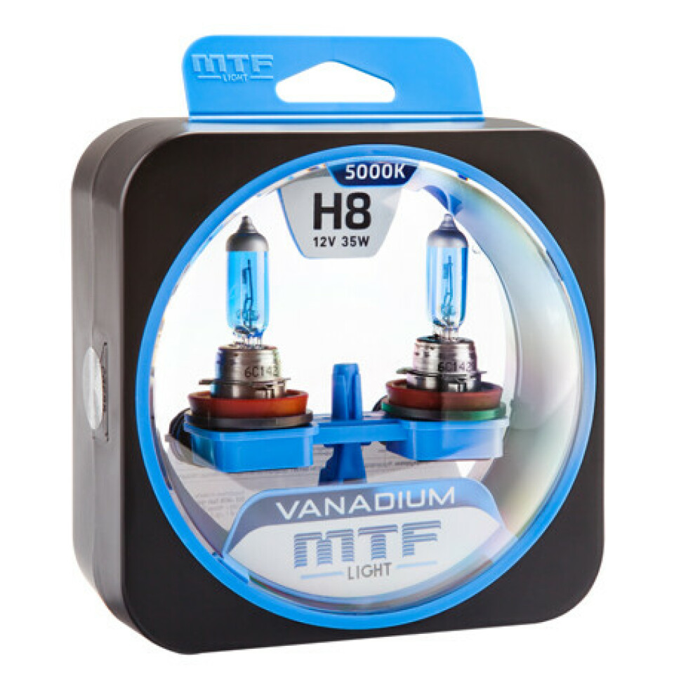 Комплект галогенных ламп MTF  H8 Vanadium