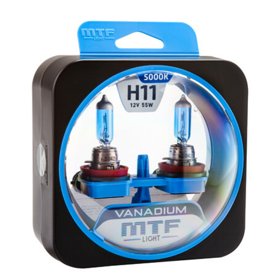Комплект галогенных ламп MTF  H11 Vanadium