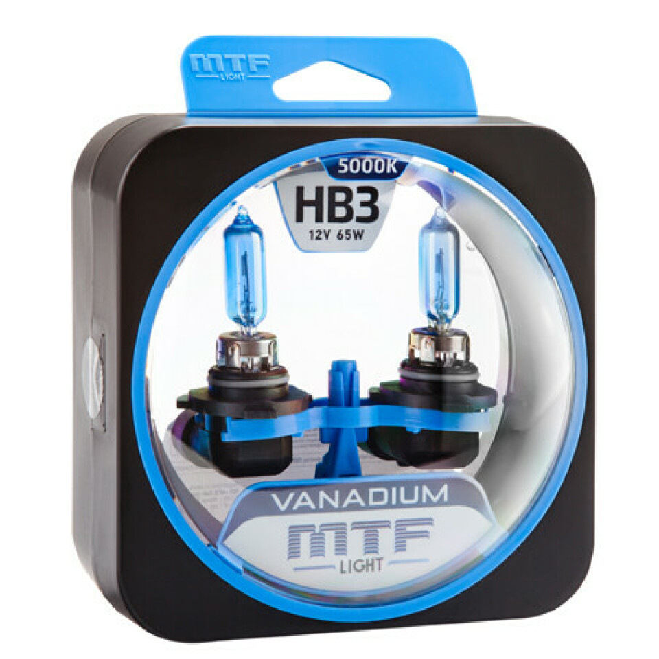 Комплект галогенных ламп MTF  HB3 Vanadium