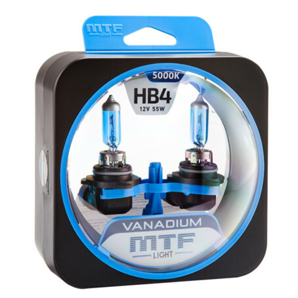 Комплект галогенных ламп MTF  HB4 Vanadium