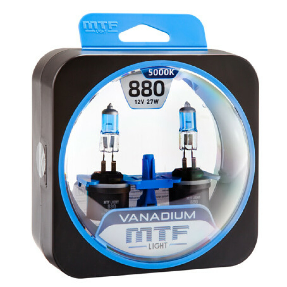 Комплект галогенных ламп MTF  H27 (880) Vanadium