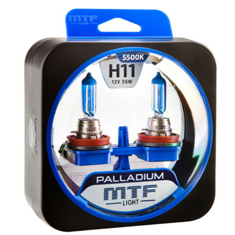 Комплект галогенных ламп MTF  H11 Palladium